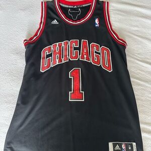 Adidas Chicago Bulls Black Jersey